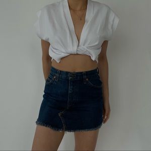 LEVI’S DENIM MINI SKIRT